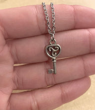 Load image into Gallery viewer, Triskele Key Pendant Necklace - stainless steel necklace with key charm *limited only one available*