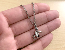 Load image into Gallery viewer, Year of the Monkey Necklace - Chinese astrology stainless steel chain monkey charm spirit animal