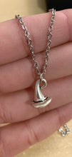 Load image into Gallery viewer, Witch’s Hat Necklace - stainless steel necklace with 3D witch hat charm