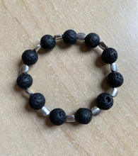 Load image into Gallery viewer, 6.9” Bombastic Aromatherapy Stretchy Bracelet - lava beads bracelet