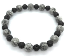 Load image into Gallery viewer, 7.5” Clouds of Thought Bracelet- aromatherapy *only one made * limited*