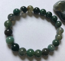 Load image into Gallery viewer, 6.9” Gaia Moss Agate bracelet *Limited* 6.6”