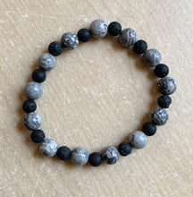 Load image into Gallery viewer, 7.5” Clouds of Thought Bracelet- aromatherapy *only one made * limited*