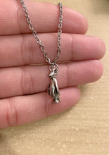 Load image into Gallery viewer, 3D Penguin Necklace - stainless steel necklace with penguin charm, spirit animal Necklace