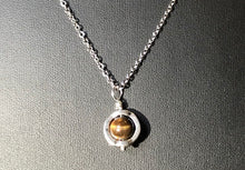 Load image into Gallery viewer, World of Stability Necklace - tigers eye stainless steel necklace