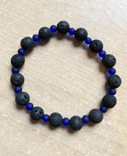 Load image into Gallery viewer, 7” Set of 5 Lava Bead Bracelets- Aromatherapy beads 7”