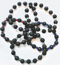 Load image into Gallery viewer, 7” Set of 5 Lava Bead Bracelets- Aromatherapy beads 7”