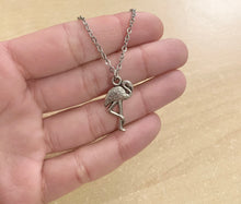 Load image into Gallery viewer, Flamingo Necklace- Stainless steel necklace with Flamingo Charm *limited only 1 available*