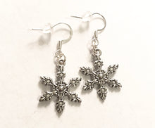 Load image into Gallery viewer, SNOWFLAKE HOLIDAY GIFT SET Sterling Silver Hooks