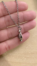 Load image into Gallery viewer, 3D Penguin Necklace - stainless steel necklace with penguin charm, spirit animal Necklace