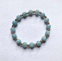 Load image into Gallery viewer, 7.5” Just Dreaming Crystal Bracelet- Aquamarine Pisces crystal Bracelet