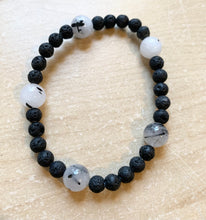 Load image into Gallery viewer, 7.8” Clairvoyance Bracelet- aromatherapy