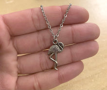 Load image into Gallery viewer, Flamingo Necklace- Stainless steel necklace with Flamingo Charm *limited only 1 available*