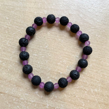 Load image into Gallery viewer, 7” Set of 5 Lava Bead Bracelets- Aromatherapy beads 7”
