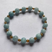 Load image into Gallery viewer, 7.5” Just Dreaming Crystal Bracelet- Aquamarine Pisces crystal Bracelet