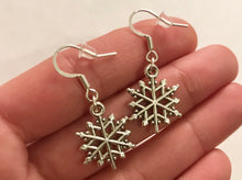 Load image into Gallery viewer, SNOWFLAKE HOLIDAY GIFT SET Sterling Silver Hooks