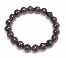 Load image into Gallery viewer, 7.4” Garnet Queen stretchy crystal Bracelet *one left!*