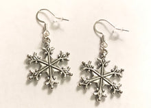 Load image into Gallery viewer, SNOWFLAKE HOLIDAY GIFT SET Sterling Silver Hooks