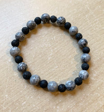 Load image into Gallery viewer, 7.5” Clouds of Thought Bracelet- aromatherapy *only one made * limited*