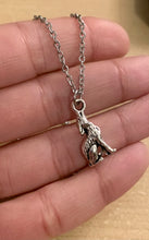 Load image into Gallery viewer, Wolf Spirit Animal Necklace - stainless steel chain with Howling wolf charm