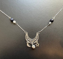 Load image into Gallery viewer, Moon Lit Evening Necklace - one of a kind*
