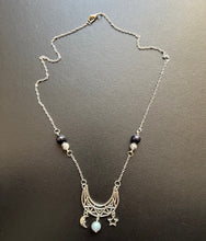Load image into Gallery viewer, Moon Lit Evening Necklace - one of a kind*

