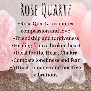 7.2” Love Life rose Quartz Bracelet - rose Quartz from Madagascar