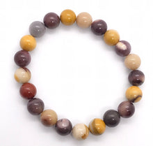 Load image into Gallery viewer, 6.8” Mookaite stretchy Bracelet
