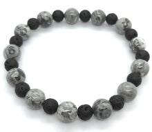 Load image into Gallery viewer, 7.5” Clouds of Thought Bracelet- aromatherapy *only one made * limited*
