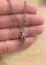 Load image into Gallery viewer, 3D Penguin Necklace - stainless steel necklace with penguin charm, spirit animal Necklace
