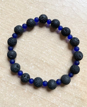 Load image into Gallery viewer, 7” Set of 5 Lava Bead Bracelets- Aromatherapy beads 7”
