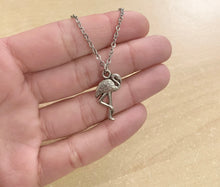 Load image into Gallery viewer, Flamingo Necklace- Stainless steel necklace with Flamingo Charm *limited only 1 available*
