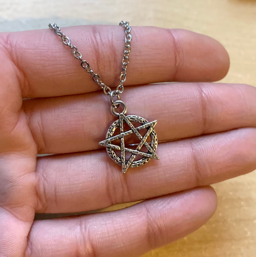 Pentacle Necklace with Stainless Steel chain