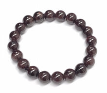 Load image into Gallery viewer, 7.4” Garnet Queen stretchy crystal Bracelet *one left!*
