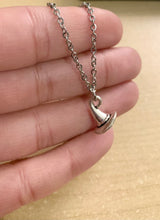 Load image into Gallery viewer, Witch’s Hat Necklace - stainless steel necklace with 3D witch hat charm
